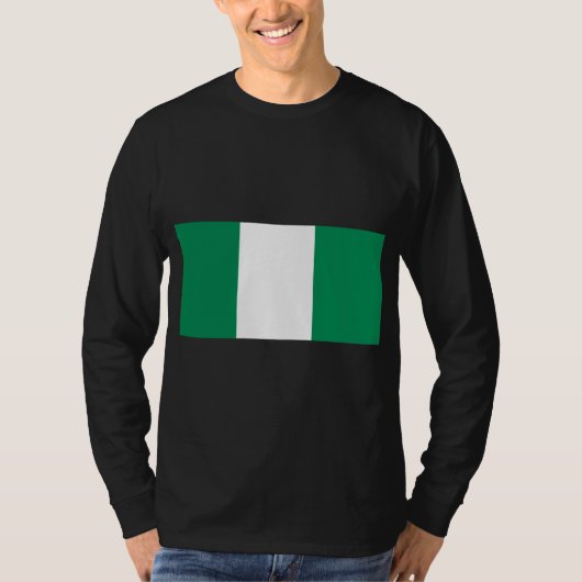 vlag van Nigeria T-shirt (Voorkant)