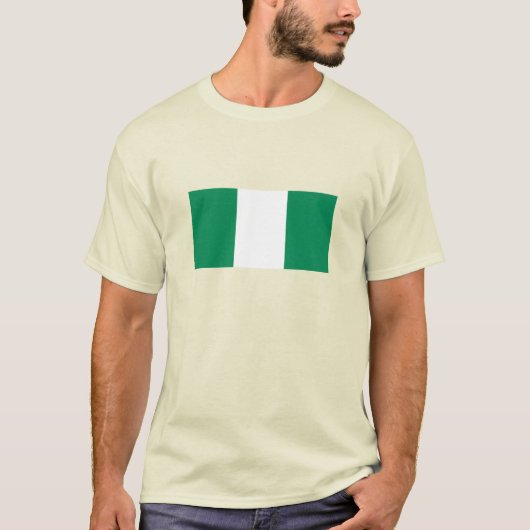 Vlag van Nigeria T-shirt (Voorkant)