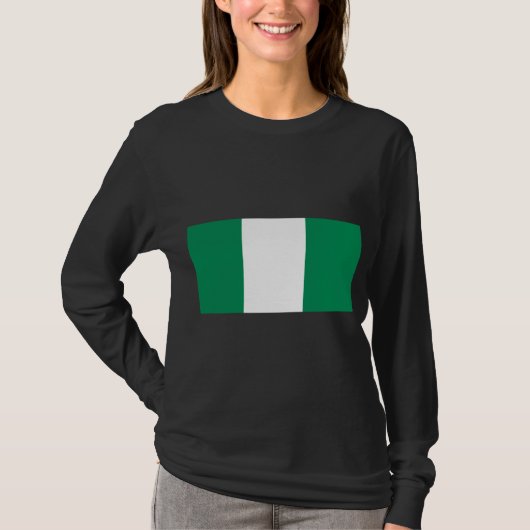vlag van Nigeria T-shirt (Voorkant)