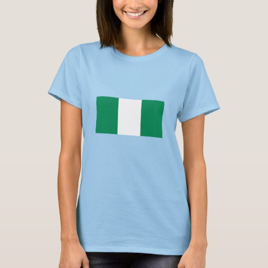 Vlag van Nigeria T-shirt (Voorkant)