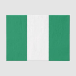 vlag van Nigeria Tissuepapier