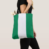 Vlag van Nigeria Tote Bag (Dichtbij)