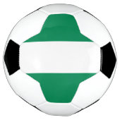 Vlag van Nigeria Voetbal (Gedraaid)