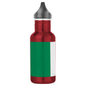 Vlag van Nigeria Waterfles (Links)