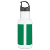 Vlag van Nigeria Waterfles (Achterkant)