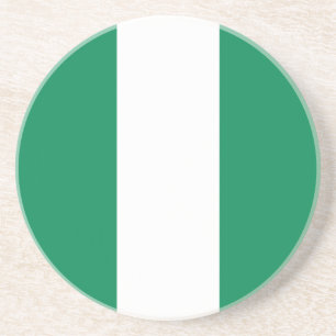 Vlag van Nigeria Zandsteen Onderzetter