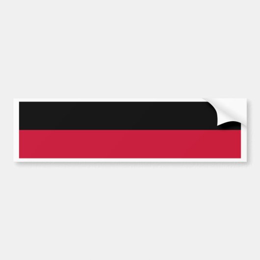 Vlag van Nijmegen Bumpersticker (Voorkant)