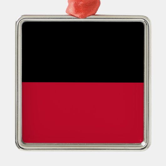 Vlag van Nijmegen Metalen Ornament (Voorkant)