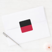 Vlag van Nijmegen Vierkante Sticker (Envelop)