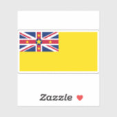 Vlag van Niue, Nieuw-Zeeland Sticker (Vel)