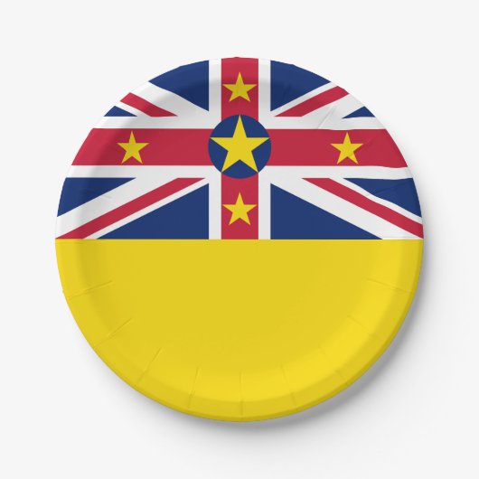 Vlag van Niue Papieren Bordje (Voorkant)