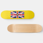 Vlag van Niue Persoonlijk Skateboard (Horizontaal)