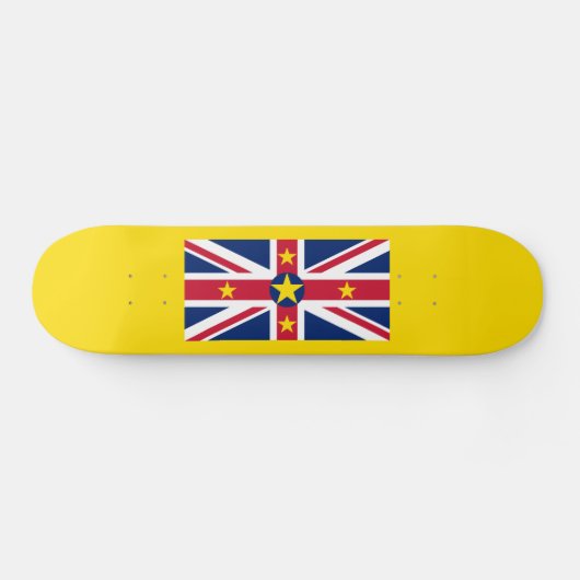 Vlag van Niue Persoonlijk Skateboard (Horizontaal)
