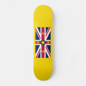 Vlag van Niue Persoonlijk Skateboard (Voorkant)