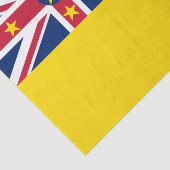Vlag van Niue Tissuepapier (Detail)