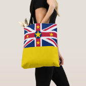 Vlag van Niue Tote Bag (Dichtbij)