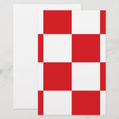 Vlag van Noord-Brabant Briefpapier (Voorkant / Achterkant)