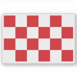 Vlag van Noord-Brabant, Nederland Sticker