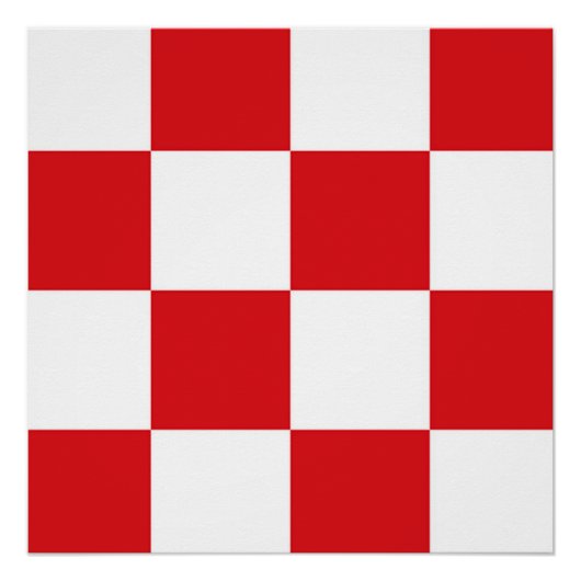 Vlag van Noord-Brabant Poster (Voorkant)