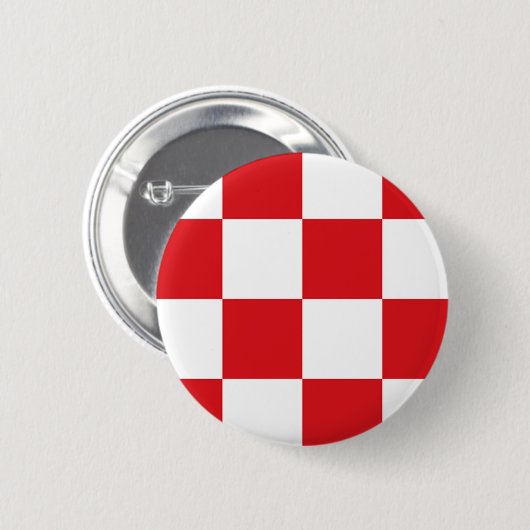 Vlag van Noord-Brabant Ronde Button 5,7 Cm (Voorkant /achterkant)