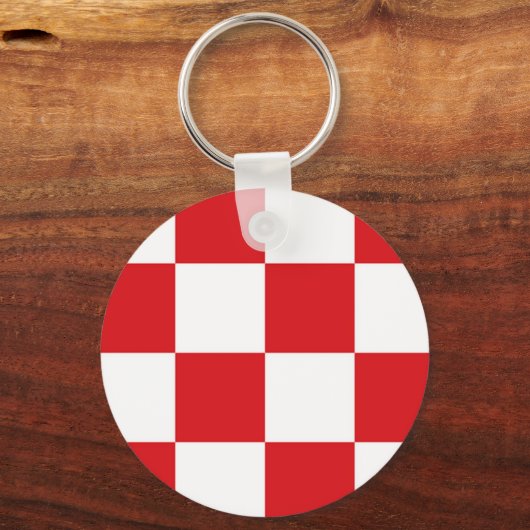 Vlag van Noord-Brabant Sleutelhanger (Voorkant)