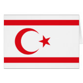 vlag van Noord-Cyprus (Voorkant Horizontaal)