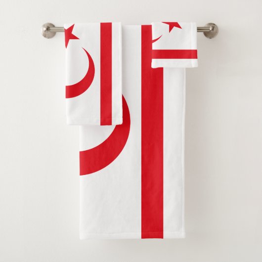 vlag van Noord-Cyprus Bad Handdoek (Insitu)