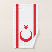 vlag van Noord-Cyprus Bad Handdoek (Handdoek)