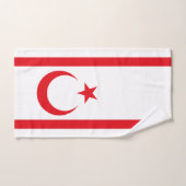 vlag van Noord-Cyprus Bad Handdoek (Handdoek)