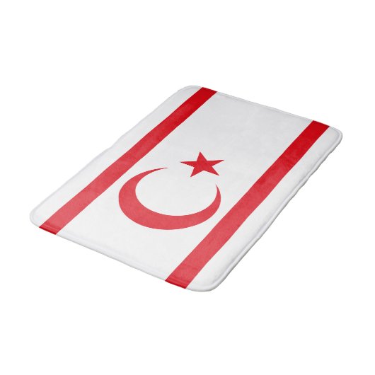 vlag van Noord-Cyprus Badmat (Gekanteld)