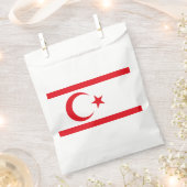 Vlag van Noord-Cyprus Bedankzakje (Geknipt)