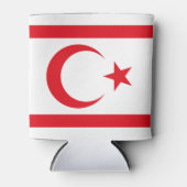 vlag van Noord-Cyprus Blikjeskoeler (Voorkant)