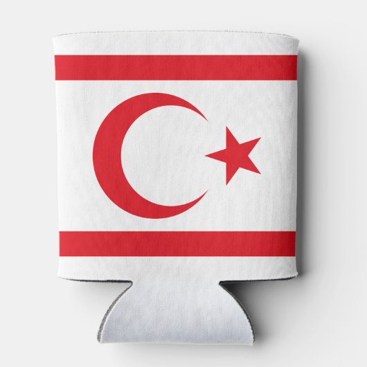 vlag van Noord-Cyprus Blikjeskoeler (Achterkant)