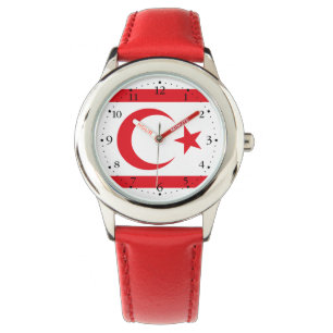 Vlag van Noord-Cyprus Horloge