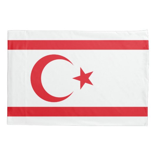 vlag van Noord-Cyprus Kussensloop (Achterkant)