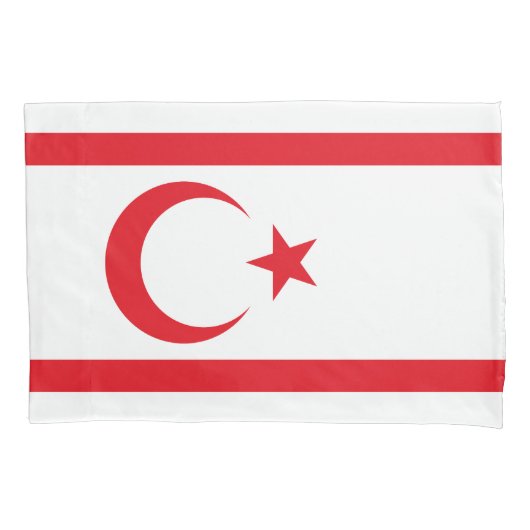 vlag van Noord-Cyprus Kussensloop (Voorkant)