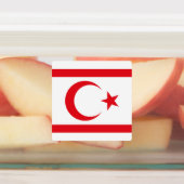 Vlag van Noord-Cyprus Labels (Aangebracht)