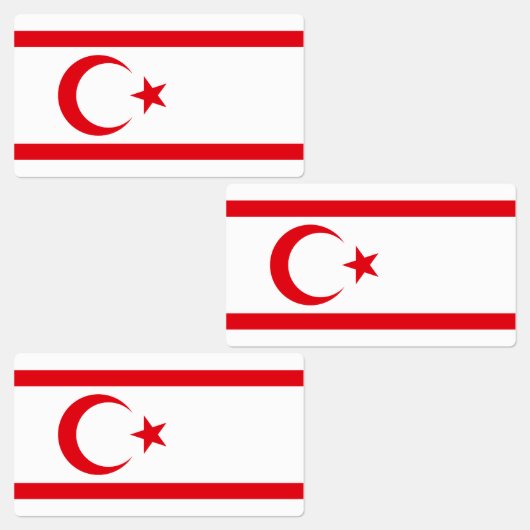 vlag van Noord-Cyprus Labels (Groep)