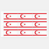 vlag van Noord-Cyprus Labels (Vel)