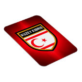 vlag van Noord-Cyprus Magneet (Rechterzijde)