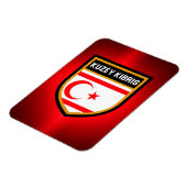 vlag van Noord-Cyprus Magneet (Linkerzijde)