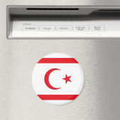 vlag van Noord-Cyprus Magneet (Insitu (Vaatwasser))