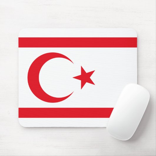 vlag van Noord-Cyprus Muismat (Met muis)