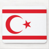 vlag van Noord-Cyprus Muismat (Voorkant)