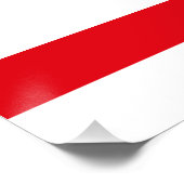 Vlag van Noord-Cyprus Perfect Poster (Hoek)