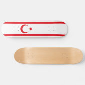 vlag van Noord-Cyprus Persoonlijk Skateboard (Horizontaal)