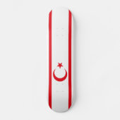 vlag van Noord-Cyprus Persoonlijk Skateboard (Voorkant)