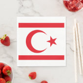 vlag van Noord-Cyprus Servet (Insitu)