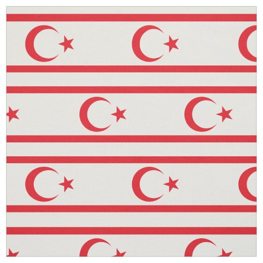 Vlag van Noord-Cyprus Stof (Swatch)