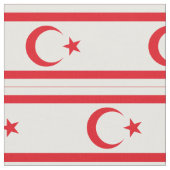 vlag van Noord-Cyprus Stof (Close Up)